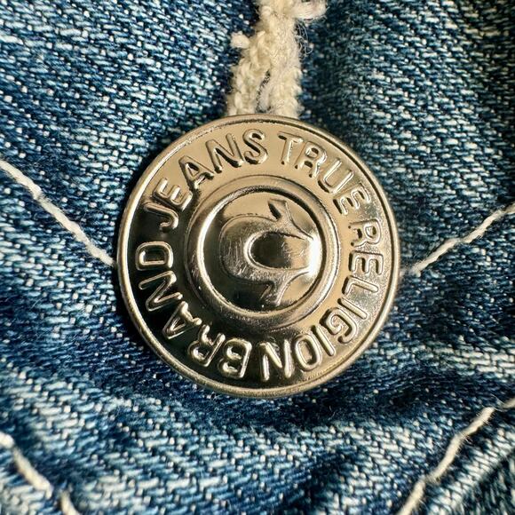 True Reglion Womens size 32 x 26 Straight High Rise Jeans Denim - Picture 8 of 13